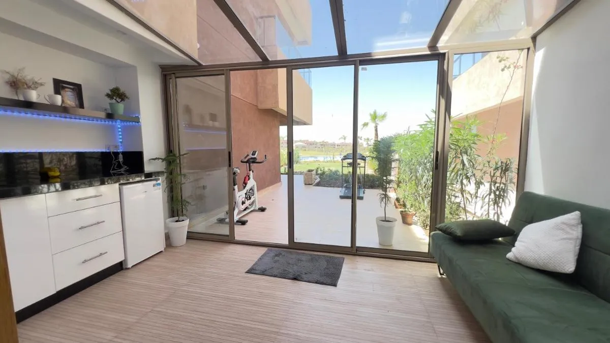 Image 4 of Appartement luxueux avec jardin vue sur la piscine et Golf securise 24 sur 24