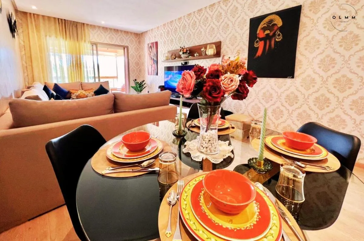 Image 4 of Luxurious Stay at Prestigia Golf Marrakech with Golf Course, Pool, and Breathtaking Atlas Mountains View