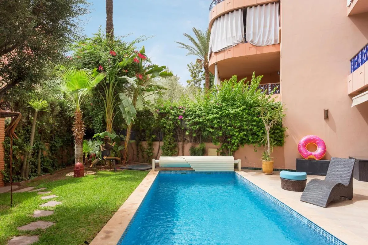 Image 3 of The Sapphire Apartment with Private Swimming Pool & Hot Tub – Hivernage Quarter – By Goldex Marrakech