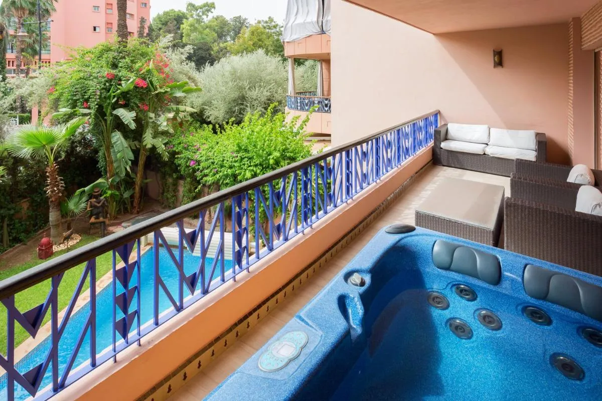 Image 6 of The Sapphire Apartment with Private Swimming Pool & Hot Tub – Hivernage Quarter – By Goldex Marrakech