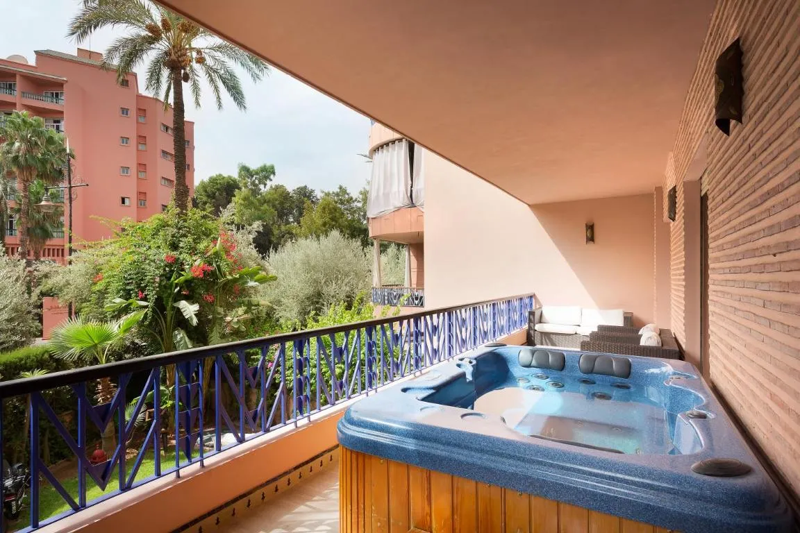 Image of The Sapphire Apartment with Private Swimming Pool & Hot Tub – Hivernage Quarter – By Goldex Marrakech