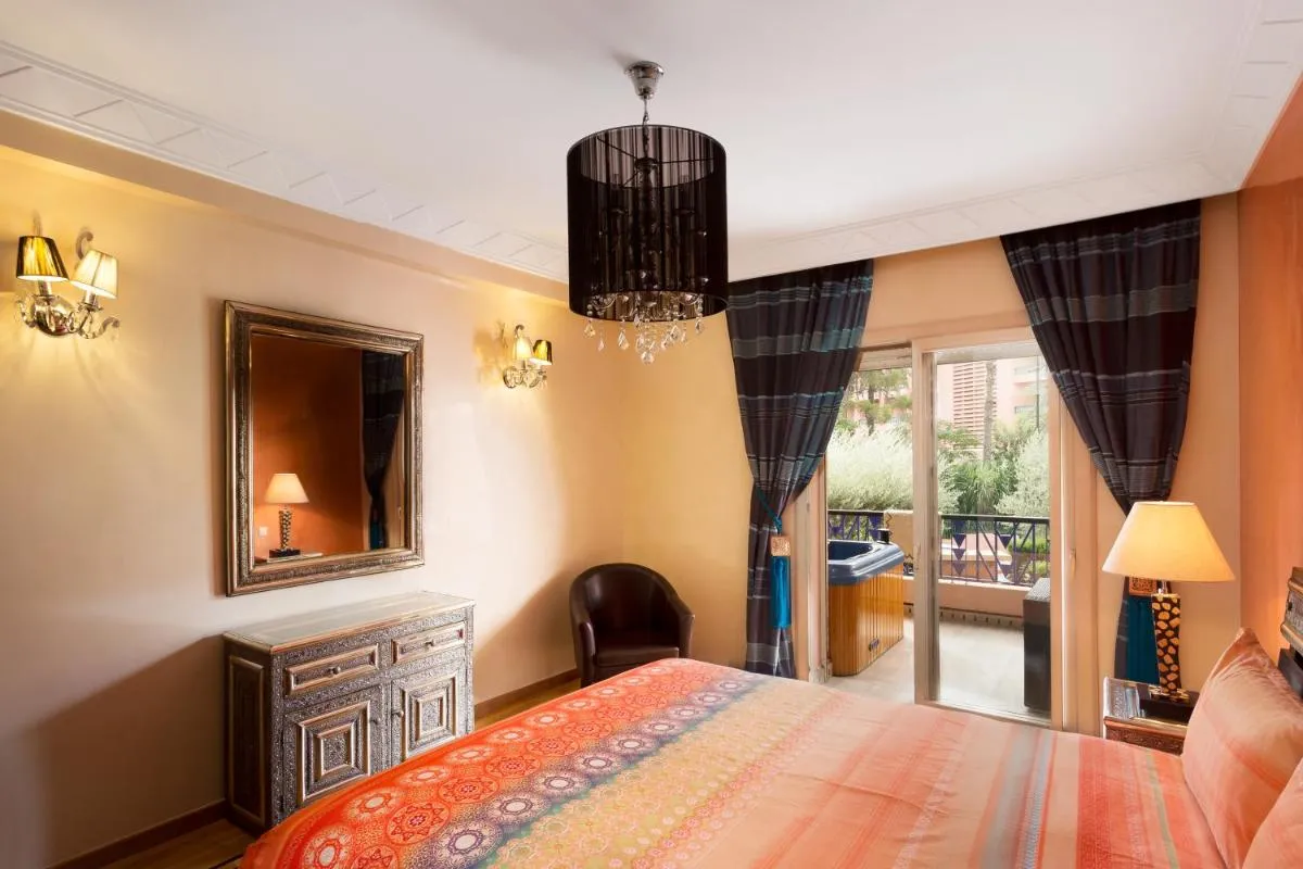 Image 1 of The Sapphire Apartment with Private Swimming Pool & Hot Tub – Hivernage Quarter – By Goldex Marrakech