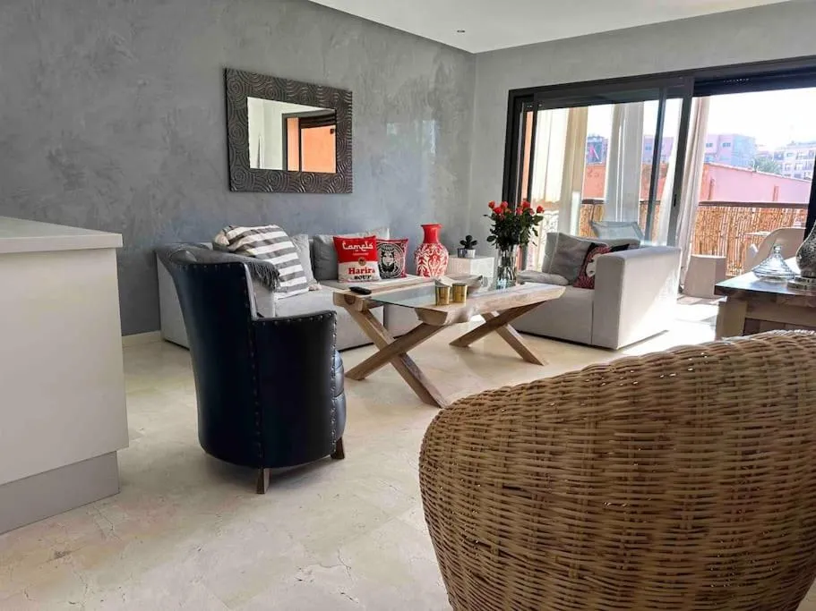 Image 4 of APP. Traversant au GUELIZ + Piscine sur le toit