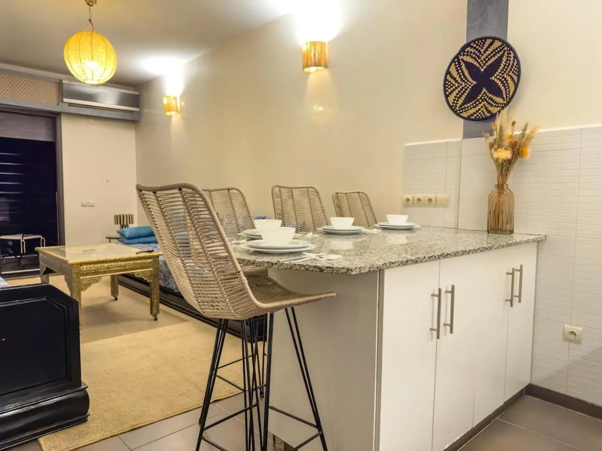 Image 4 of Central Marrakech 2-Bedroom Apartment-2 Balconies Pool & Parking Near Majorelle