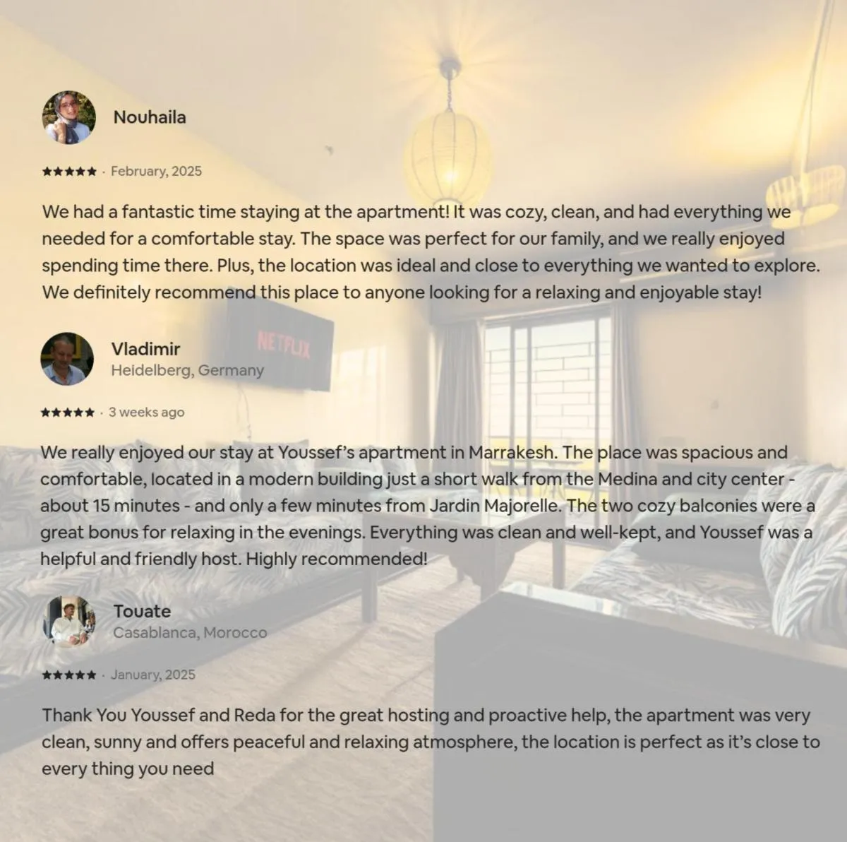 Image 6 of Central Marrakech 2-Bedroom Apartment-2 Balconies Pool & Parking Near Majorelle