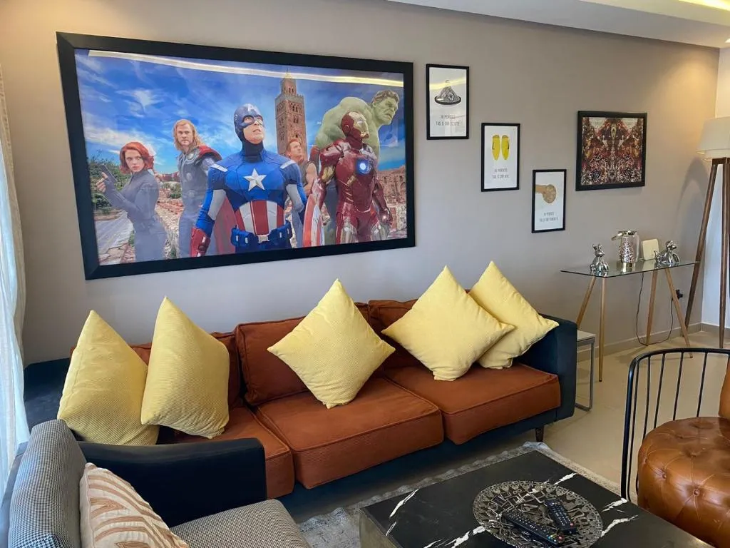 Image of Luxueux Appart Hivernage avec vue sur L”Atlas